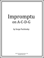 Impromptu on A-C-D-G piano sheet music cover Thumbnail